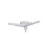 Essex 53cm 3 Arm Flush Ceiling 24W LED 4000K 700lm Sand White -4