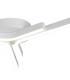 Essex 53cm 3 Arm Flush Ceiling 24W LED 4000K 700lm Sand White -6