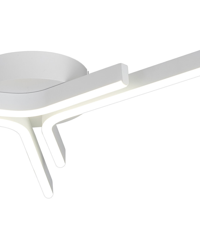 Essex 53cm 3 Arm Flush Ceiling 24W LED 4000K 700lm Sand White -6
