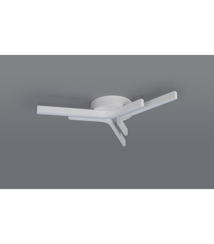 Essex 53cm 3 Arm Flush Ceiling 24W LED 4000K 700lm Sand White -7