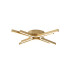 Essex 64cm 4 Arm Flush Ceiling 36W LED Remote Control Dimmable & CCT Tuneable White 3000K-6000K 1000lm Painted Gold -1