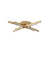 Essex 64cm 4 Arm Flush Ceiling 36W LED Remote Control Dimmable & CCT Tuneable White 3000K-6000K 1000lm Painted Gold -6