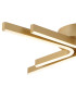 Essex 64cm 4 Arm Flush Ceiling 36W LED Remote Control Dimmable & CCT Tuneable White 3000K-6000K 1000lm Painted Gold -7