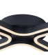 Essex 64cm 4 Arm Flush Ceiling 36W LED Remote Control Dimmable & CCT Tuneable White 3000K-6000K 1000lm Sand Black -7