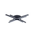 Essex 64cm 4 Arm Flush Ceiling 36W LED Remote Control Dimmable & CCT Tuneable White 3000K-6000K 1000lm Sand Black -9
