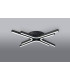 Essex 64cm 4 Arm Flush Ceiling 36W LED Remote Control Dimmable & CCT Tuneable White 3000K-6000K 1000lm Sand Black -11