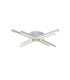 Essex 64cm 4 Arm Flush Ceiling 40W LED Remote Control Dimmable & CCT Tuneable White 3000K-6000K