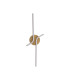 Essex 2 Arm Wall Light 16W LED 3000K 500lm Painted Gold -3