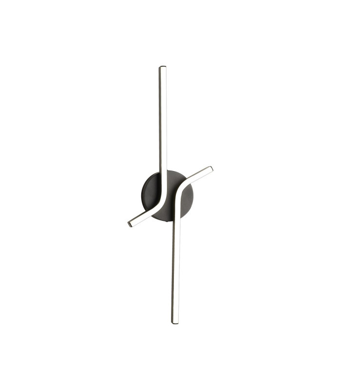 Essex 2 Arm Wall Light 16W LED 4000K 500lm Sand Black -1