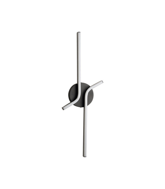Essex 2 Arm Wall Light 16W LED 4000K 500lm Sand Black -4