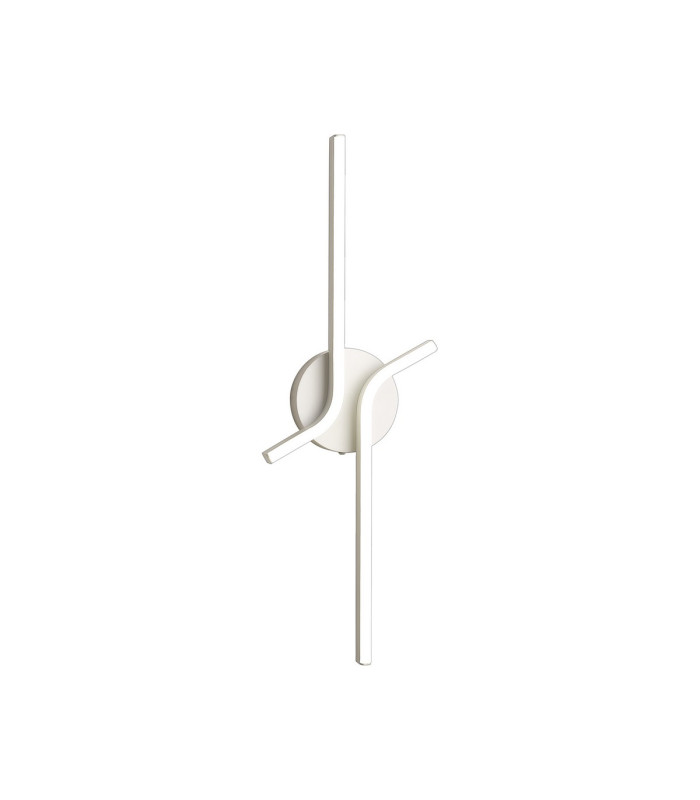 Essex 2 Arm Wall Light 16W LED 4000K 600lm Sand White -1