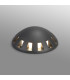 Livonia Above Ground Light/Wall Light 1 x 10W LED 3000K 300lm IP67 IK10 Dark Grey -3