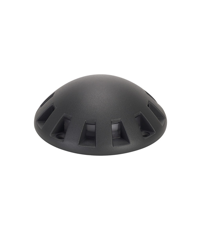 Livonia Above Ground Light/Wall Light 1 x 10W LED 3000K 300lm IP67 IK10 Dark Grey -5