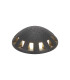 Livonia Above Ground Light/Wall Light 1 x 10W LED 3000K 300lm IP67 IK10 Dark Grey -6