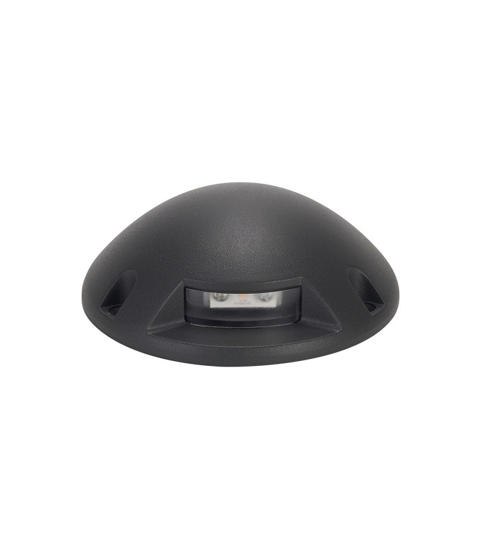Livonia Above Ground Light/Wall Light 1 x 2W LED 3000K 75lm IP67 IK10 Dark Grey -4