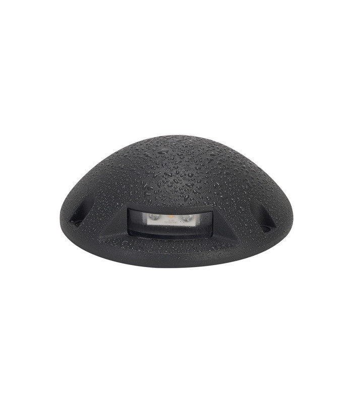 Livonia Above Ground Light/Wall Light 1 x 2W LED 3000K 75lm IP67 IK10 Dark Grey -9