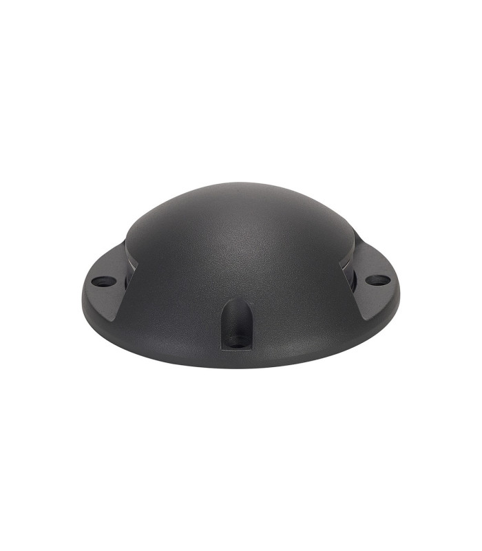 Livonia Above Ground Light/Wall Light 1 x 3W LED 3000K 150lm IP67 IK10 Dark Grey -4