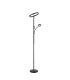 Harpersville 2 Light Floor Lamp 20+5W LED 3000-6000K Touch Dimmable/Remote Control 2300lm Black -5