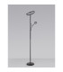 Harpersville 2 Light Floor Lamp 20+5W LED 3000-6000K Touch Dimmable/Remote Control 2300lm Black -13