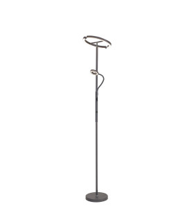 Harpersville 2 Light Floor Lamp 20+5W LED 3000-6000K Touch Dimmable/Remote Control 2300lm Dark Grey -1