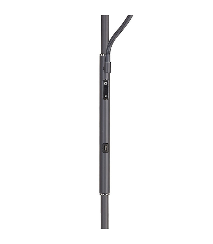 Harpersville 2 Light Floor Lamp 20+5W LED 3000-6000K Touch Dimmable/Remote Control 2300lm Dark Grey -8