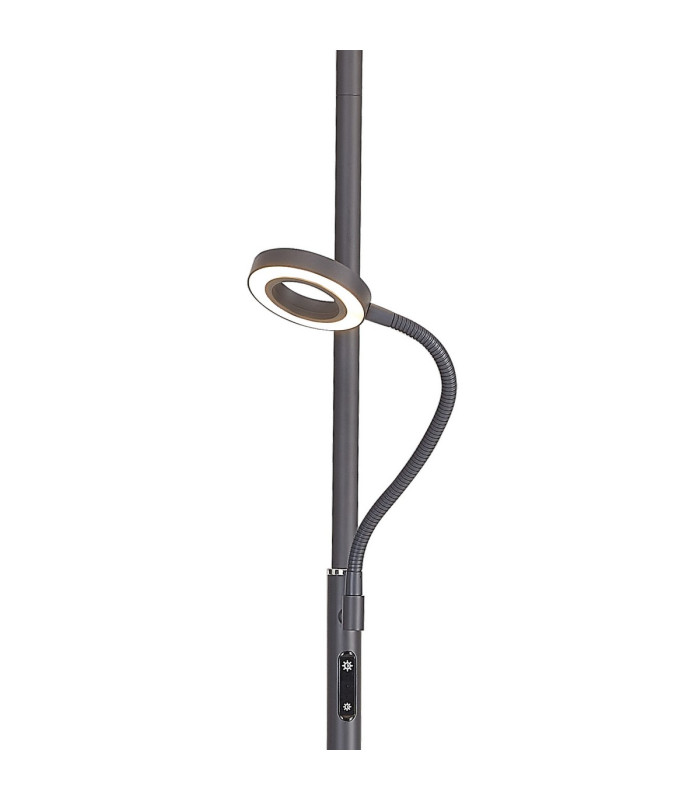 Harpersville 2 Light Floor Lamp 20+5W LED 3000-6000K Touch Dimmable/Remote Control 2300lm Dark Grey -9