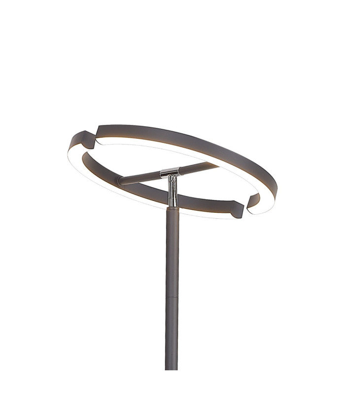 Harpersville 2 Light Floor Lamp 20+5W LED 3000-6000K Touch Dimmable/Remote Control 2300lm Dark Grey -10