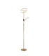 Harpersville 2 Light Floor Lamp 20+5W LED 3000-6000K Touch Dimmable/Remote Control 2300lm Painted Satin Gold -1