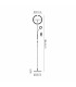 Harpersville 2 Light Floor Lamp 20+5W LED 3000-6000K Touch Dimmable/Remote Control 2300lm Painted Satin Gold -2