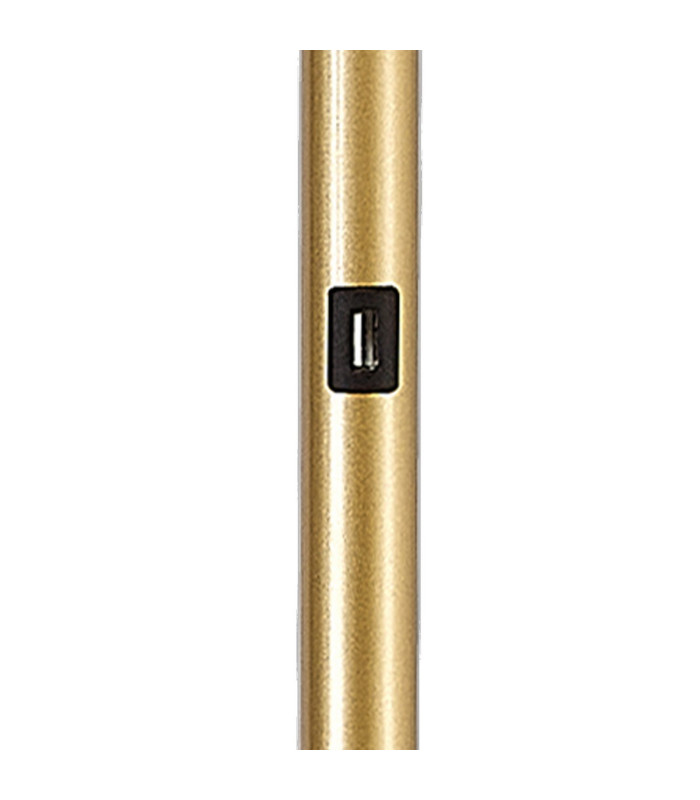 Harpersville 2 Light Floor Lamp 20+5W LED 3000-6000K Touch Dimmable/Remote Control 2300lm Painted Satin Gold -6