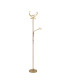 Harpersville 2 Light Floor Lamp 20+5W LED 3000-6000K Touch Dimmable/Remote Control 2300lm Painted Satin Gold -9
