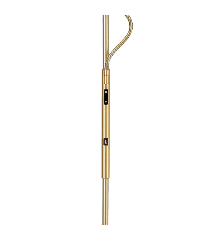 Harpersville 2 Light Floor Lamp 20+5W LED 3000-6000K Touch Dimmable/Remote Control 2300lm Painted Satin Gold -12