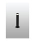 Springwater Ribbed Line 35cm Post Lamp X Pattern Acrylic Shade 1 x GU10 IP54 Black/Clear/Frosted -3