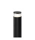 Springwater Ribbed Line 35cm Post Lamp X Pattern Acrylic Shade 1 x GU10 IP54 Black/Clear/Frosted -6