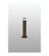 Springwater Ribbed Line 35cm Post Lamp X Pattern Acrylic Shade 1 x GU10 IP54 Dark Brown/Clear/Frosted -3