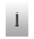 Springwater Ribbed Line 35cm Post Lamp X Pattern Acrylic Shade 1 x GU10 IP54 Grey/Clear/Frosted -3
