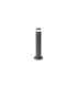 Springwater Ribbed Line 35cm Post Lamp X Pattern Acrylic Shade 1 x GU10 IP54 Grey/Clear/Frosted -4