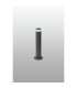 Springwater Ribbed Line 35cm Post Lamp X Pattern Acrylic Shade 1 x GU10 IP54 Grey/Clear/Frosted -7