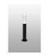 Springwater II Ribbed Line 35cm Post Lamp Bubble Acrylic Shade 1 x GU10 IP54 Black/Clear -3
