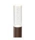Springwater II Ribbed Line 35cm Post Lamp Bubble Acrylic Shade 1 x GU10 IP54 Dark Brown/Clear -6