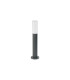 Springwater II Ribbed Line 35cm Post Lamp Bubble Acrylic Shade 1 x GU10 IP54 Grey/Clear -4
