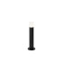 Springwater Ribbed Line 35cm Post Lamp Horizontal Line Acrylic Shade 1 x GU10 IP54 Black/Clear/Frosted -1