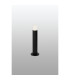 Springwater Ribbed Line 35cm Post Lamp Horizontal Line Acrylic Shade 1 x GU10 IP54 Black/Clear/Frosted -3
