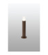 Springwater Ribbed Line 35cm Post Lamp Horizontal Line Acrylic Shade 1 x GU10 IP54 Dark Brown/Clear/Frosted -3