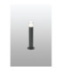 Springwater Ribbed Line 35cm Post Lamp Tier Pattern Acrylic Shade 1 x GU10 IP54 Grey/Clear -3