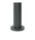Springwater Ribbed Line 35cm Post Lamp Tier Pattern Acrylic Shade 1 x GU10 IP54 Grey/Clear -5