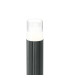 Springwater Ribbed Line 35cm Post Lamp Tier Pattern Acrylic Shade 1 x GU10 IP54 Grey/Clear -6