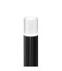 Springwater Ribbed Line 35cm Post Lamp Bubble Acrylic Shade 1 x GU10 IP54 Black/Clear -6