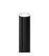Springwater Ribbed Line 35cm Post Lamp Shallow Acrylic Shade 1 x GU10 IP54 Black/Clear/Frosted -6