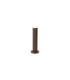 Springwater Ribbed Line 35cm Post Lamp Shallow Acrylic Shade 1 x GU10 IP54 Dark Brown/Clear/Frosted -1